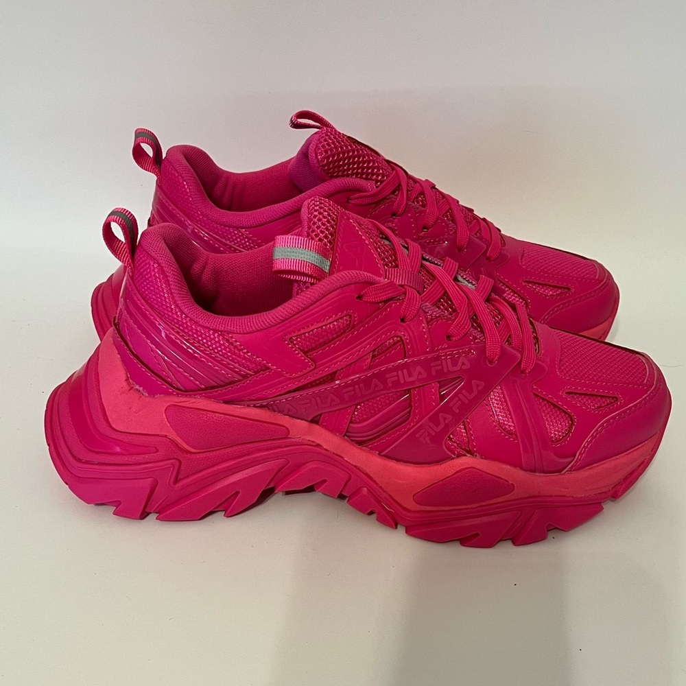 Fila Electrove Platform Sneakers Shoes Pink Women’s Various Sizes